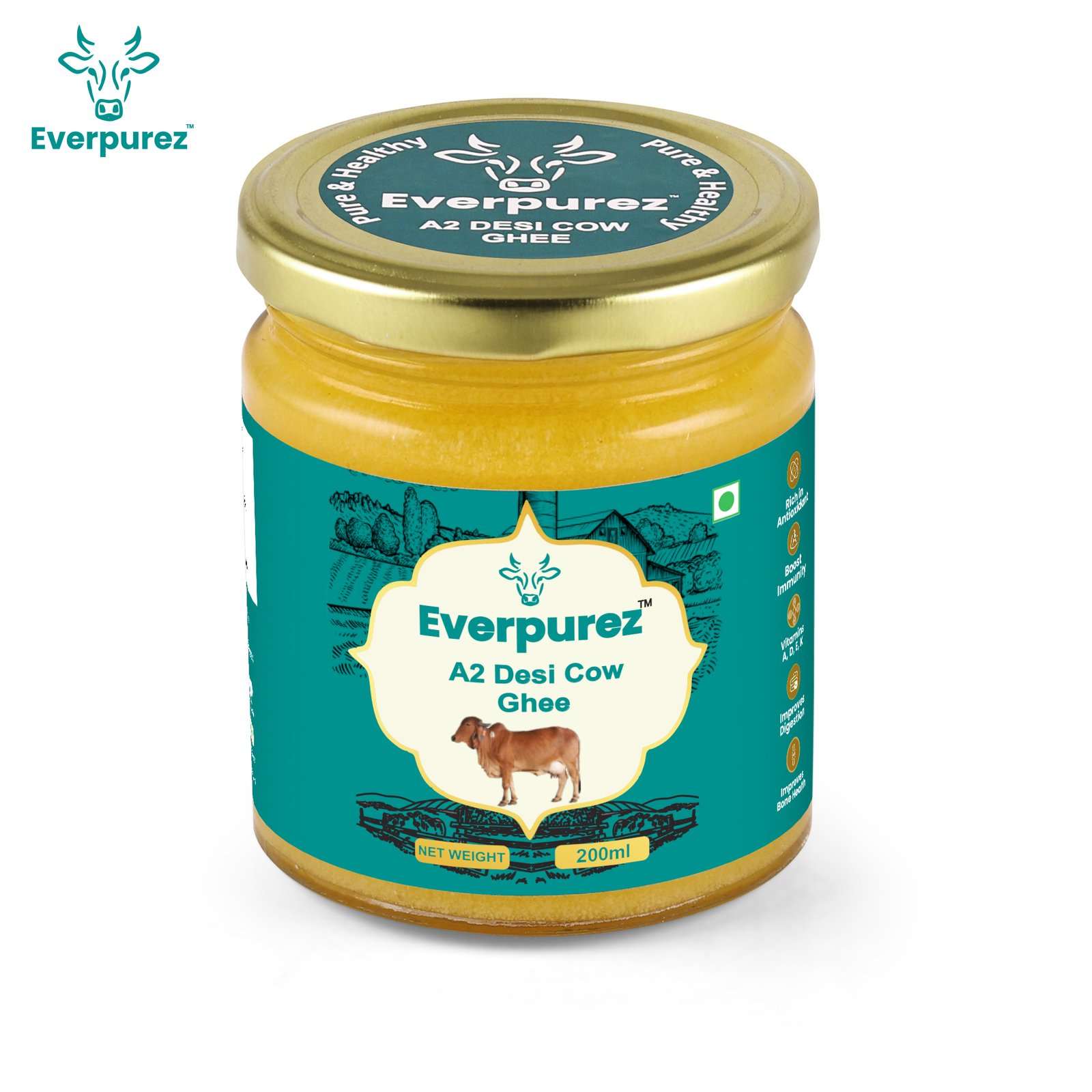 A2 Desi Cow Ghee 200ml - Image 6