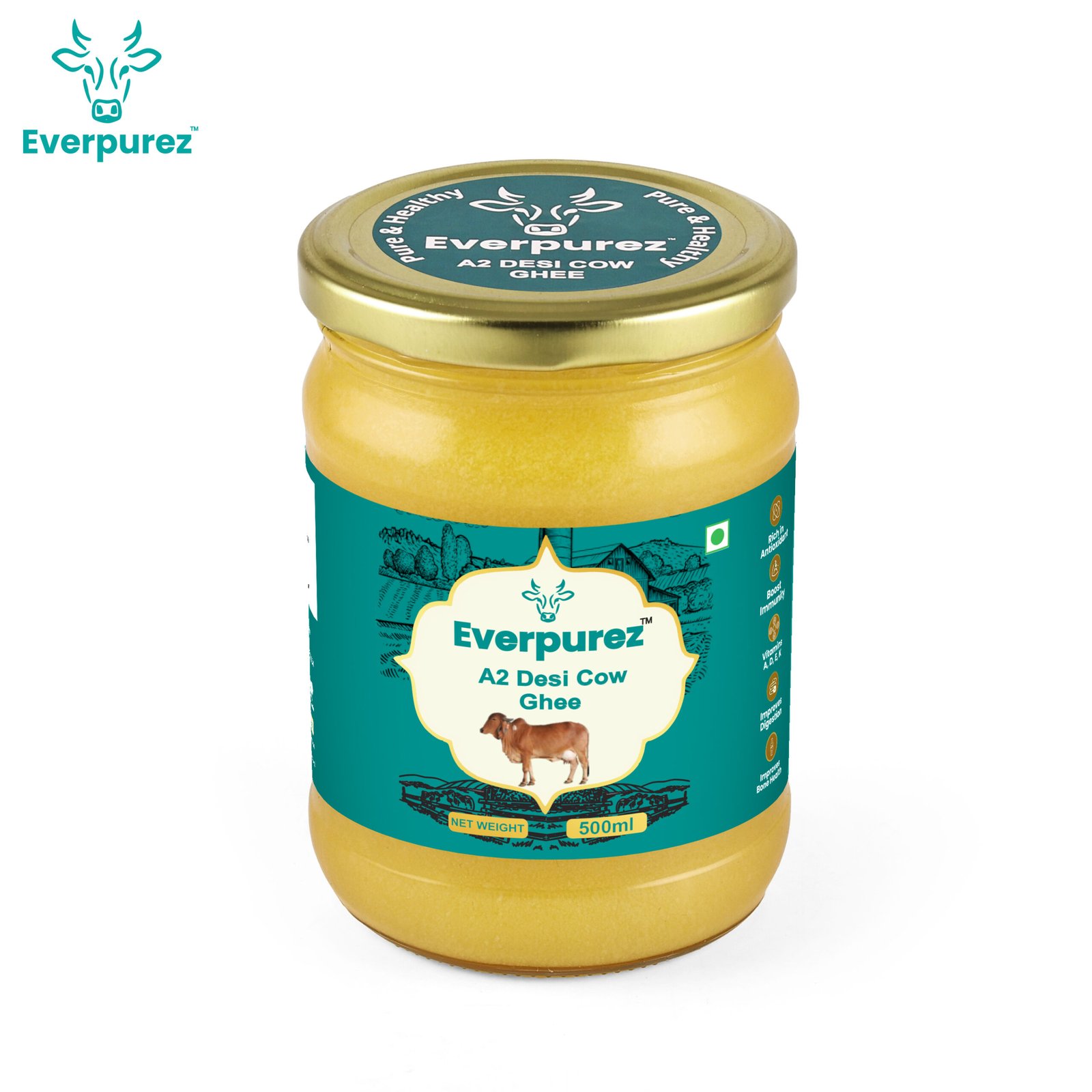 A2 Desi Cow Ghee 500ml