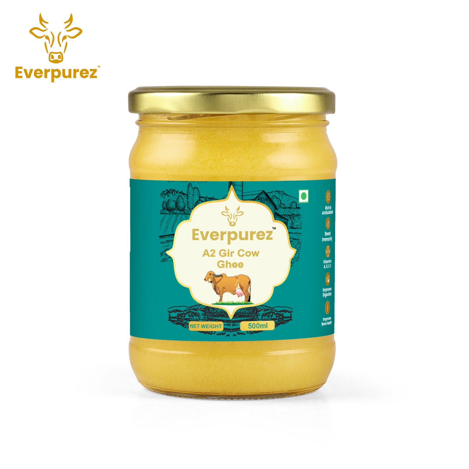 A2 Gir Cow Ghee 500 ml